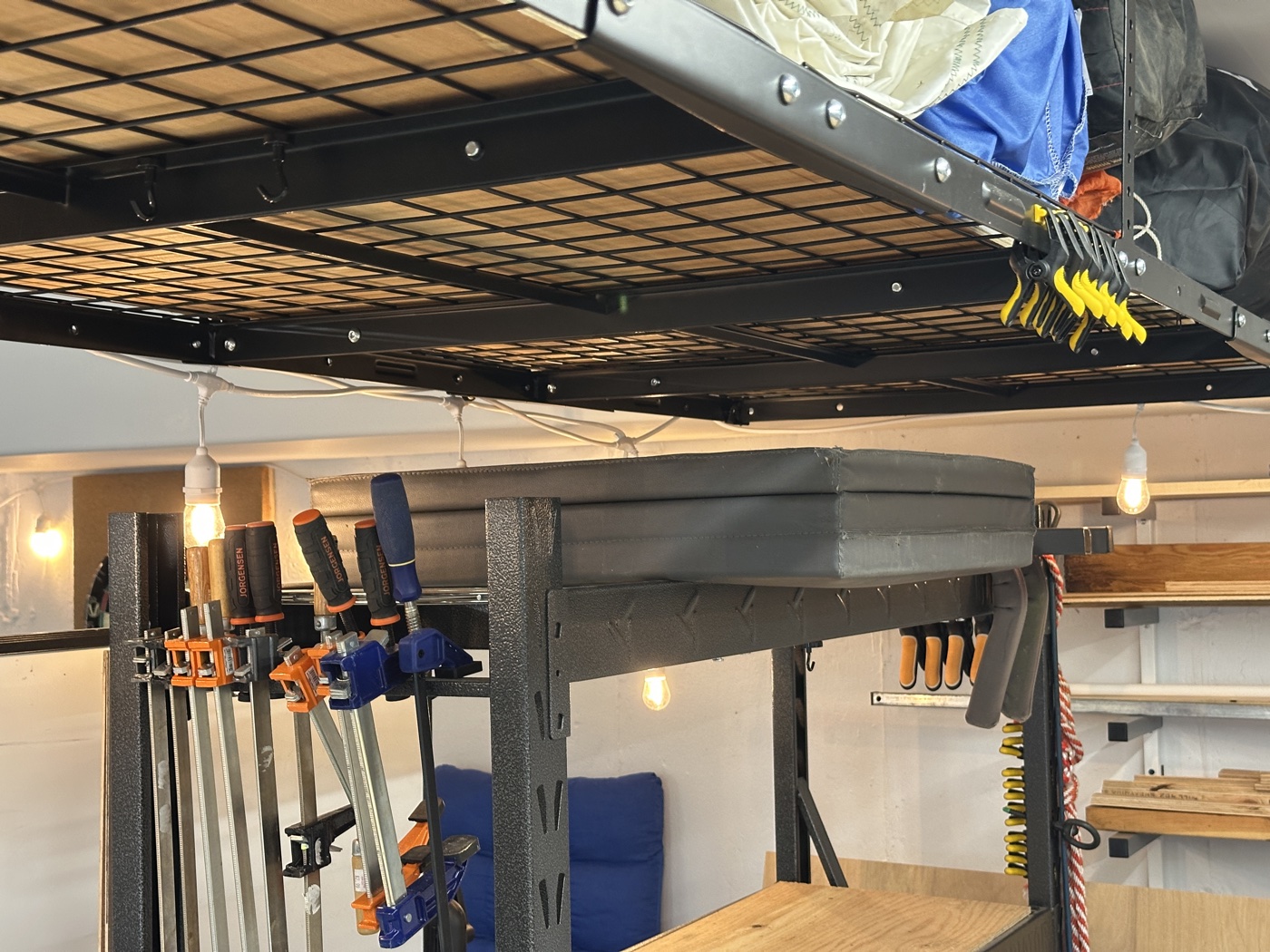 Ceiling loft storage