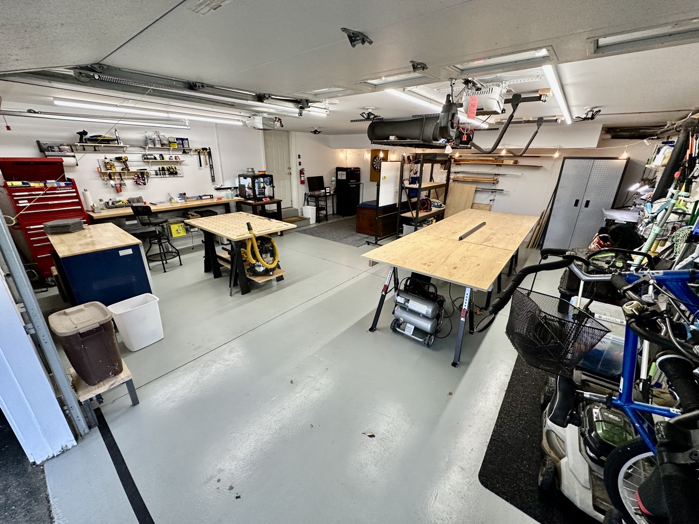 Wide angle from garage entrance