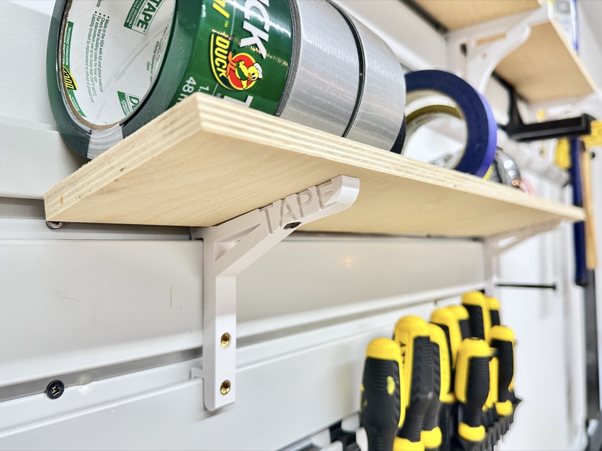 3D-printed TAPE bracket