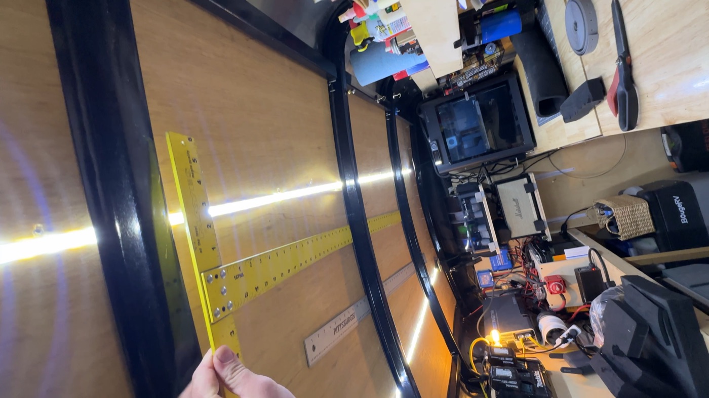 Ceiling storage area with 3D printer and electronics