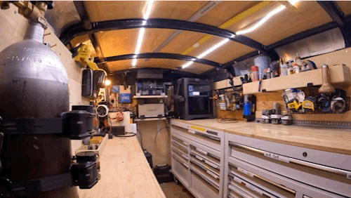 3D printer running inside trailer while driving