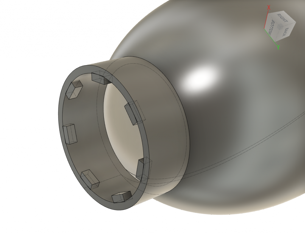 3D model of C9 diffuser